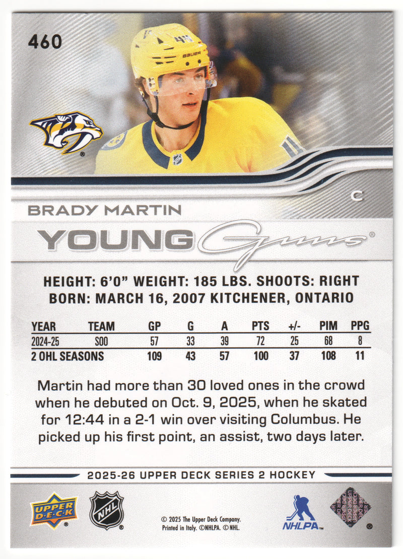 Brady Martin Young Guns (3) - Nashville Predators