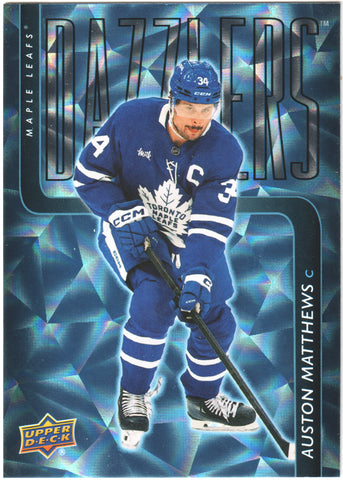 Auston Matthews Blue Dazzlers #DZ-87 Toronto Maple Leafs - 2025-26 Series 2