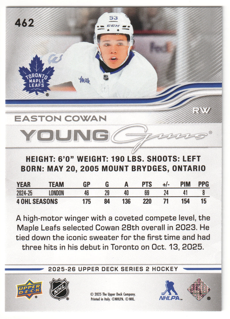 Easton Cowan Young Guns (1) - Toronto Maple Leafs