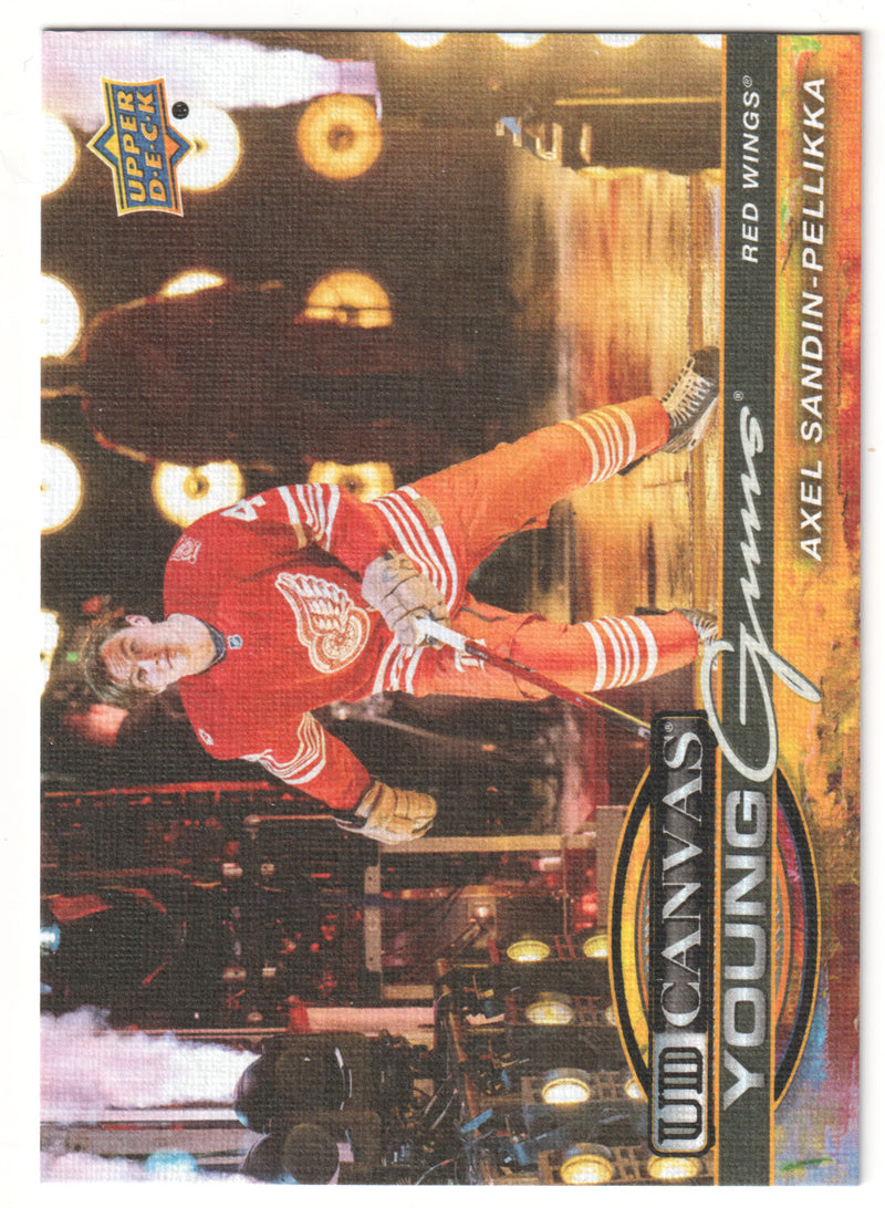 Axel Sandin-Pellikka Young Guns Canvas Detroit Red Wings