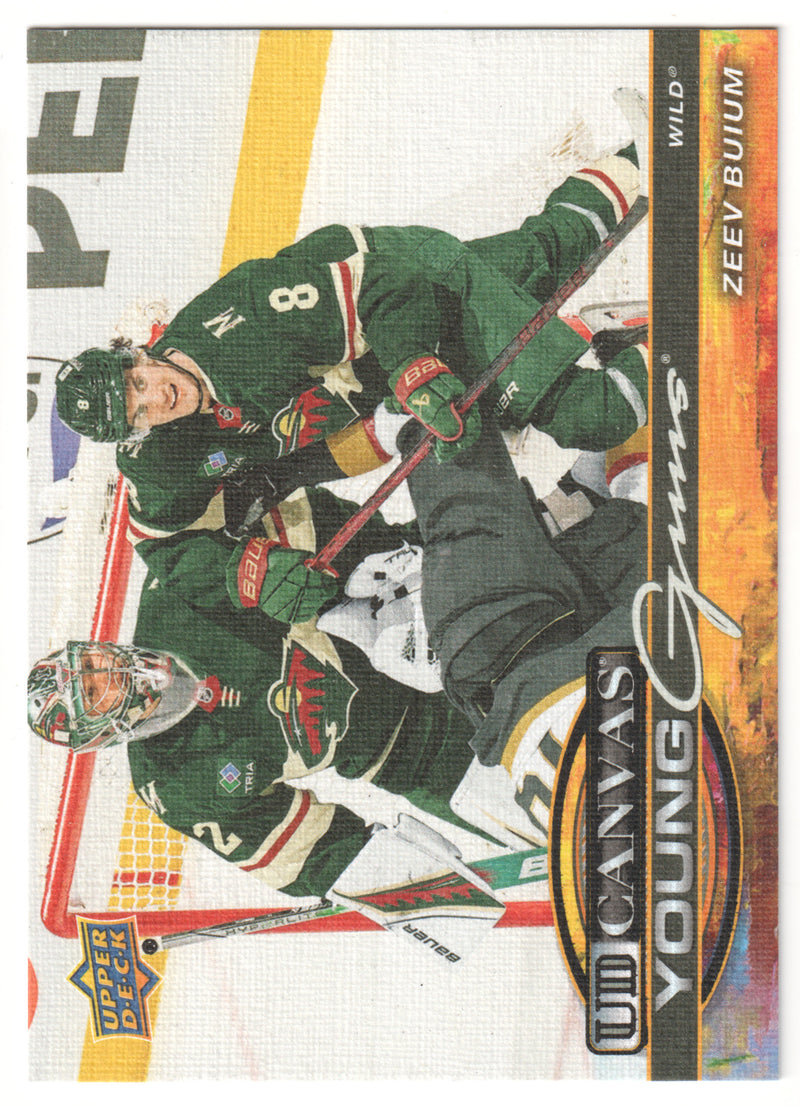 Zeev Buium Young Guns Canvas Minnesota Wild