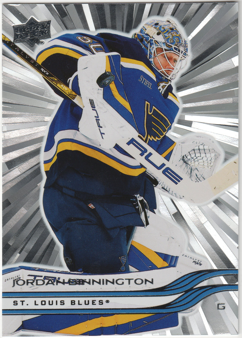 Jordan Binnington Base Outburst St. Louis Blues