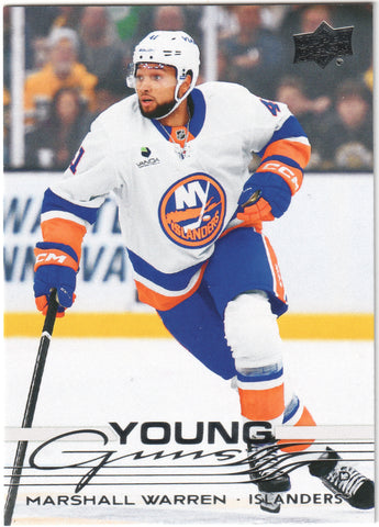 Marshall Warren Young Guns - New York Islanders #467 - 2025-26 Series 2