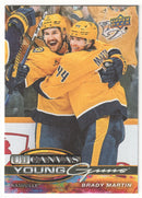 Brady Martin Young Guns Canvas Nashville Predators