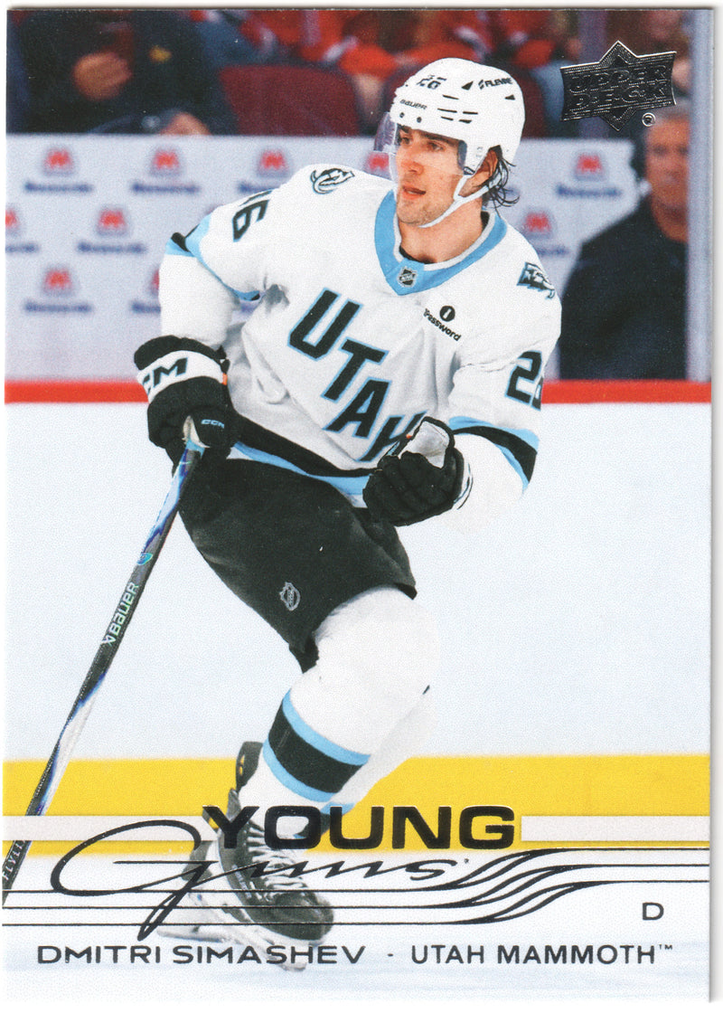 Dmitri Simashev Young Guns - Utah Mammoth