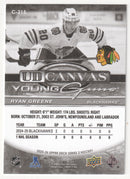 Ryan Greene Young Guns Canvas Black Chicago Blackhawks