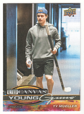 Ty Mueller Young Guns Canvas Vancouver Canucks #C224 - 2025-26 Series 2