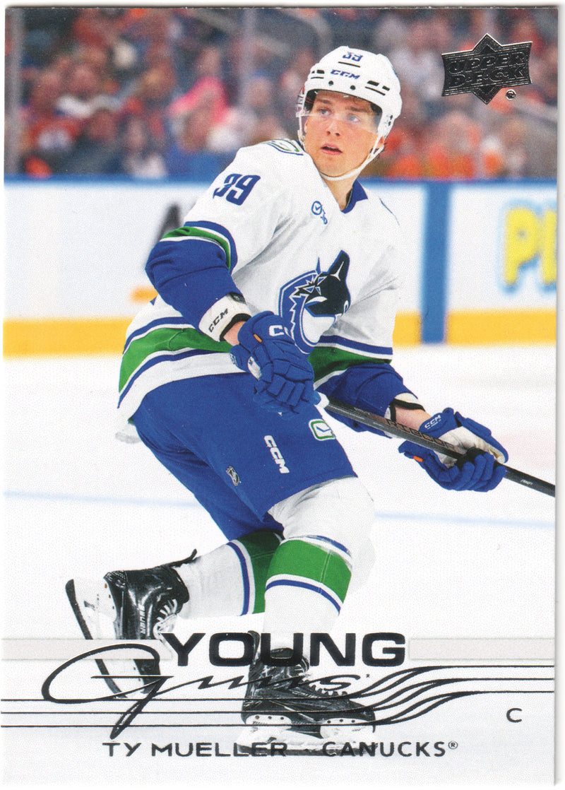 Ty Mueller Young Guns Vancouver Canucks