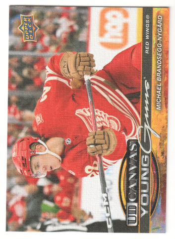 Michael Brandsegg-Nygard Young Guns Canvas Detroit Red Wings #C236 - 2025-26 Series 2