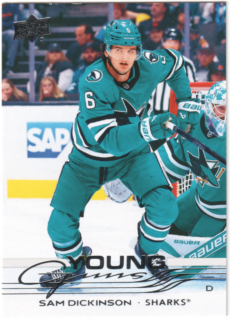 Sam Dickinson Young Guns San Jose Sharks