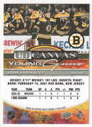John Farinacci Young Guns Canvas Boston Bruins