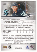 Ville Ottavainen Young Guns Silver Outburst Seattle Kraken