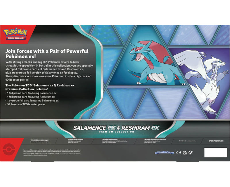 Salamence Ex & Reshiram Ex Premium Collection Box