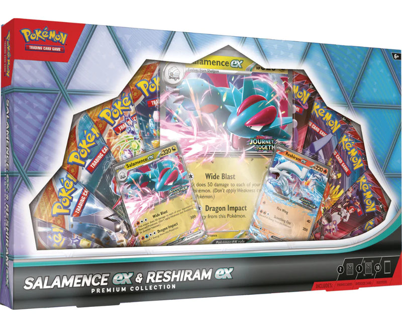 Salamence Ex & Reshiram Ex Premium Collection Box