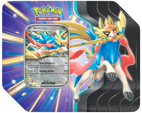 Pokemon - Slashing Legends Tin Zacian Ex