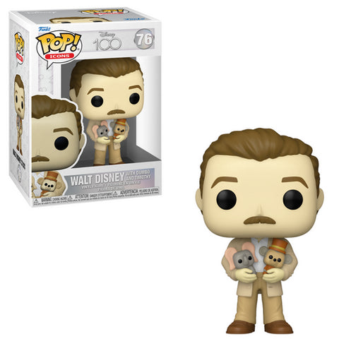 Walt Disney And Dumbo & Timothy Plush - Disney 100 #76