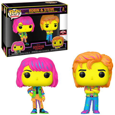 Robin & Steve (Blacklight) - Stranger Things 2 Pack (Targetcon 2024)