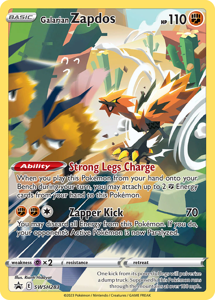 Galarian Zapdos (SWSH283/307) [SWSH Black Star Promos] - Promo