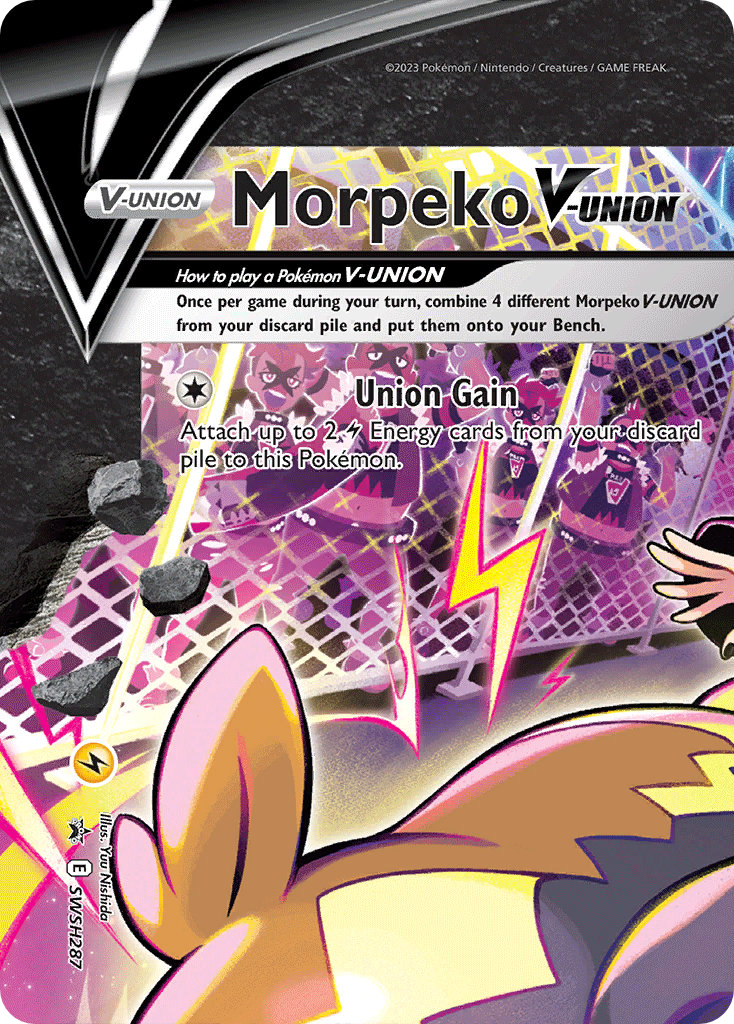 Morpeko V-UNION (SWSH287/307) [SWSH Black Star Promos] - Promo