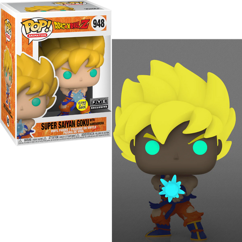 Super Saiyan Goku with Kamehameha - Dragon Ball Z #948 (Glows in the Dark) (FYE Exclusive)
