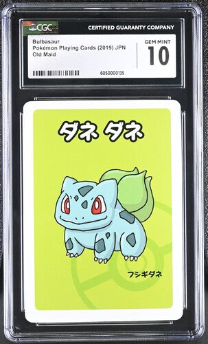 Bulbasaur - Pokemon Playing Cards Old Maid (2019) JPN - CGC 10