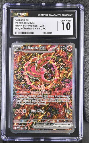 Oricorio ex - Mega Evolution Promo - CGC Gem Mint 10