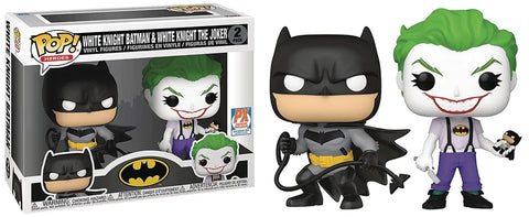 White Knight Batman & White Knight The Joker - DC Batman 2 Pack (PX Previews)