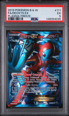 Deoxys EX #111 - Plasma Freeze Full Art - PSA 5