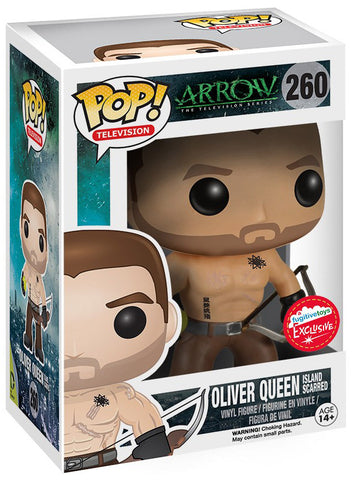 Oliver Queen Island Scarred - Flèche #260 (exclusivité Fugitivetoys)