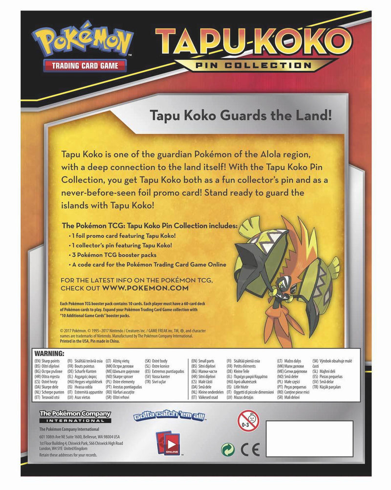 Collection d'épingles (Tapu Koko) 
