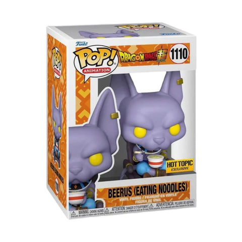 Beerus (Eating Noodles) #1110 ( Hot Topic Exclusive) - Dragon Ball Super