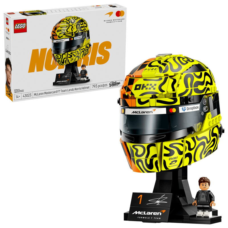 McLaren Mastercard F1® Team Lando Norris Helmet - Lego Editions (43023) - NEW