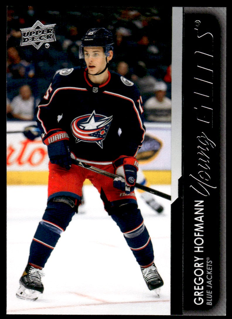 Gregory Hofmann Young Guns - Columbus Blue Jackets