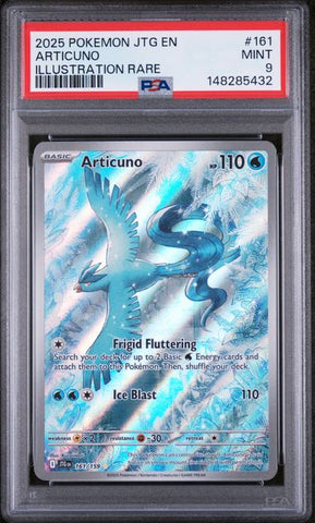 Articuno #161 - Journey Together Illustration Rare - PSA 9