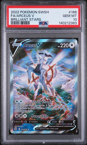 Arceus V #166 - 2022 Pokemon Brilliant Stars  - PSA 10