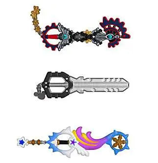 Void Gear Shooting star Braveheart Set 3 Key Swords (EB Games Exclusive) - Kingdom Heart