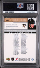Evgeni Malkin Young Guns Checklist PSA 8 - Pittsburgh Penguins