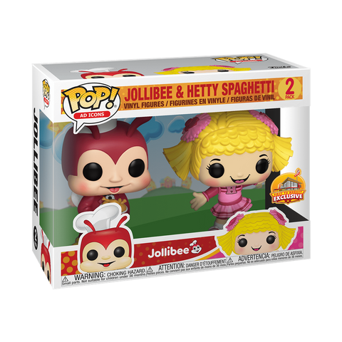 Jollibee & Hetty Spaghetti - Jolibee 2 pack (First to Market Exclusive)