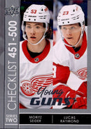 Moritz Seider / Lucas Raymond Young Guns Checklist