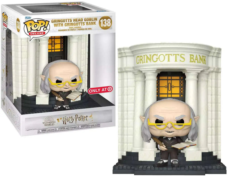 Gringotts Head Goblin With Gringotts Bank - Wizarding World Harry Potter