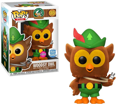 Woodsy Owl #96 (Flocked) (Funko.com Exclusive) - Woodsy Owl