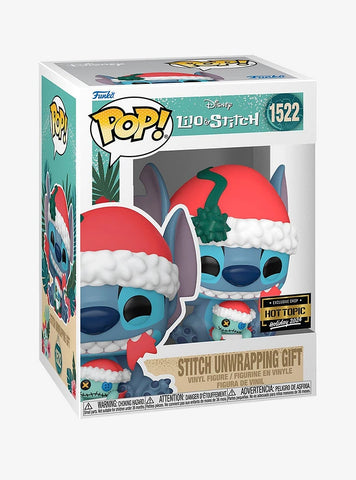 Stitch Unwrapping Gift - Disney Lilo & Stitch #1522 (Hot Topic Holiday 2024)