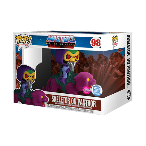 Skeletor on Panthor (Rides) - Masters of the Universe #98 (Flocked) (Funko.com Exclusive)