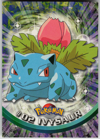 Ivysaur #2 - Topps TV Animation Series Non Foil (2)