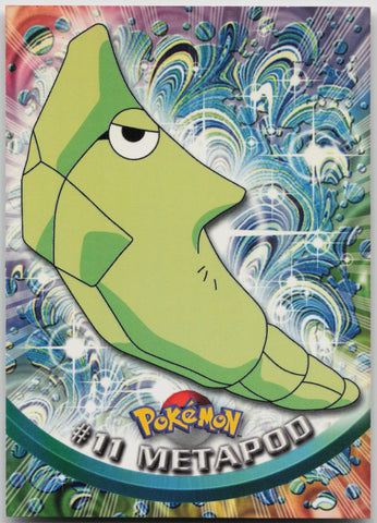 Metapod #11 - Topps TV Animation Series NON Foil (3)