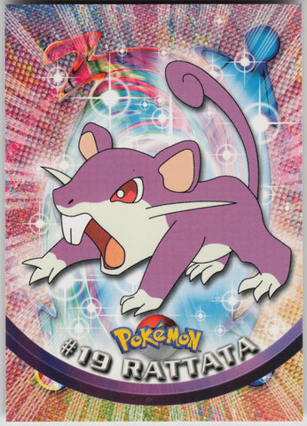 Rattata #19 - Topps TV Animation Series NON Foil (1)