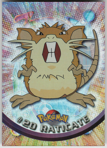 Raticate #20 - Topps TV Animation Series FOIL