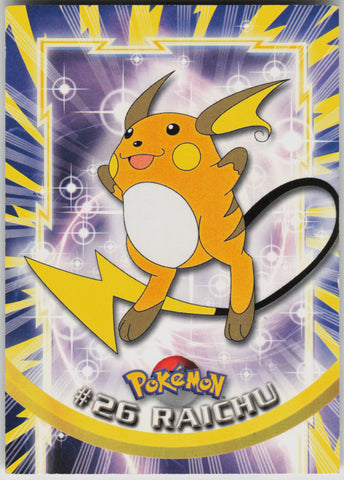 Raichu #26 - Topps TV Animation Series NON Foil (1)