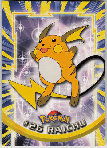 Raichu #26 - Topps TV Animation Series NON Foil (3)