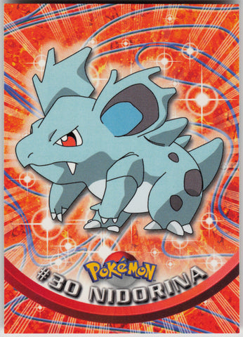 Nidorina #30 - Topps TV Animation Series NON Foil (2)